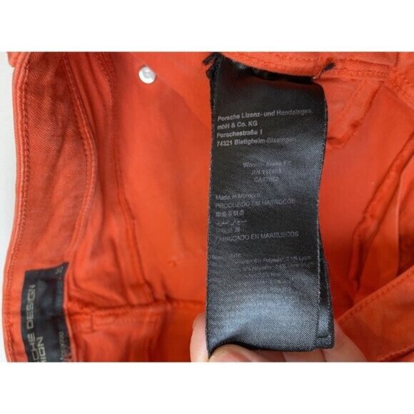 Porsche Design Women’s Jeans Orange Skinny Mid Rise Ankle Slim 30x26 - Picture 7 of 13